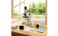 Educational Microscope Compact Science Microscope Stable STEM for Students, Classroom, School Laboratory