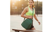 Backpack with Zippered Pocket Practical Backpack with Mesh Side Pockets Padded Athletic Bag for Athletes, Commuters, Gym, Travel
