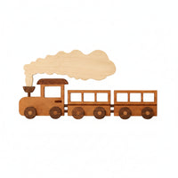 Coat Hook with   Form Top Drill Train Coat Hook Space-Saving Train Wall Hanger for Young Children