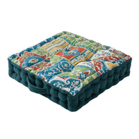 Tufted Floor Cushion Soft Floor Cushion with Handle Luxurious for Meditation, Reading Corner