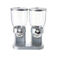 Clear-Hopper Dual Cereal Dispenser for Breakfast Bar, Hotel Buffet