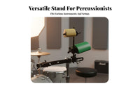 Cowbell Holder Clamp Multi-Instrument Mount Cymbal Stand Accessory Holder Percussion Mounting Bracket Fully Adjustable