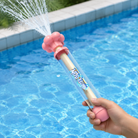 Pull-Type Water Blaster, Large Capacity Water Pistol for Kids 4-6 Years Polymer Watergun for Beach Toy & Water Fight
