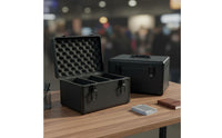 PSA Slab Holder Box Foam Inserts PSA Card Travel Case Graded Card Case Portable Handle Large Capacity for TCG Players, Travel