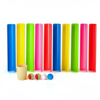 Team Building Game Kit Curved Channel Game with Balls Interactive for Team Building, Kindergarten