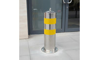 Traffic Post with Reflective Bands High Visibility Bollard with Top Loop Bollard  for Driveways
