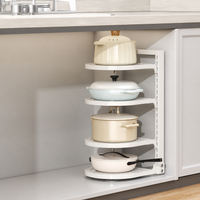 pot and pan organizer rack