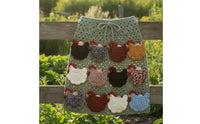 Handmade Crochet Egg Collecting Apron Cute Egg-Collecting Apron Soft Charming for Homestead