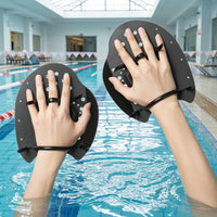 Contoured Swim Training Hand Paddles Adjustable Swimming Hand Paddles Long-Lasting Gear High-Performance for Swimmers