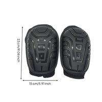 Encircling Knee Pads Impact-Resistant Knee Pads with Plastic Shell Padded Safeguarding Gear Long-Lasting for Cyclists