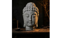 Buddhist Statue Carved Buddha Statue Outdoor Meditation Sculpture for Courtyard Styling