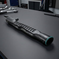 Replacement Air Intake Pipe with Rubber Seal Seal Leak-Resistant Air Intake Pipe Ribbed Car Part Sturdy for Mechanics