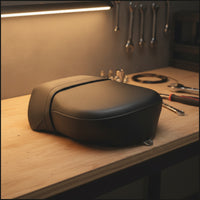 Motorcycle Passenger Seat with Mounting Tab Comfortable Rear Passenger Cushion Seat Smooth for Motorcyclists