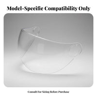 Shock-Resistant-Resistant Motorcycle Helmet Lens Anti-Fog Replacement Helmet Lens Windproof Protection