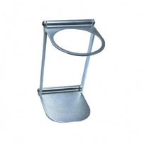 Silver-Toned Finish Foldable Coffee Machine Stand Exposed-frameFrame Portable Coffee Machine Stand Compact Appliance Support
