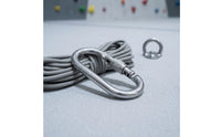 Oval Carabiner with Screw-Locking Large-Opening Quick with Link Screw Lock for Arborists