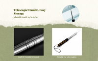 Snake Catcher Tongs Telescopic Stainless Steel Grabber Hook
