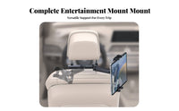 Car Headrest Tablet Mount Universal Compatibility Car Headrest Tablet Holder Rear Seat Phone Holder Hands-Unrestricted Viewing