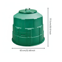 Garden Waste Fermenter Large Capacity Outdoor Compost Bucket Composter for Yard