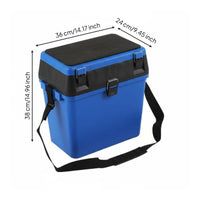 Sit-on Fishing Box Can Be Used As A Seat Fishing Tackle Storage Box Multifunctional Design Outdoor Equipment
