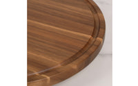 Wooden Rotating Dessert Display Stand Round Dessert Display Tray Wood-Grain Rotating Cake Stand Stable for Birthday Parties