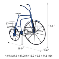 Cycle Plant Stand Vintage Cycle Planter Metal Furniture for Balcony