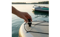 Leak-Proof 6-Tooth Valve Adapter Easy Installation Inflatable Boat Pump Nozzle Sturdy Construction Paddleboard Inflation Adapter for Paddleboarders, Kayakers, Anglers
