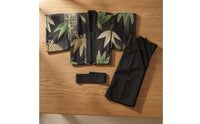 3 Pieces 1:12 Scale  Doll Kimono Outfit Wide Sleeves Black Waist Sash Matching Set