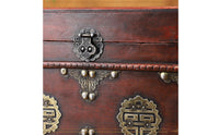 Storage Chest with Hinged Lid Decorative Wooden Storage Box with Latch Keepsake Chest with Hinged Lid Distressed for Newlyweds