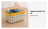 Foldable Design foldable textile Hamper Large Capacity foldable textile container adaptable Laundry Container Easy Carry Handles for Families, Students, Parents, Closet, Bedroom, Kids' Room, Bathroom