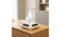 Rotating Display Stand Compact Solar Display Stand Double-Use for Retailers