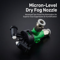 Stainless Steel Misting Nozzle, Industrial Humidifier Misting Nozzle, Agricultural Mist Spray Nozzle, Two Fluid Atomization Nozzle