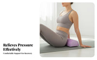 Half Round Foam Cylinder Muscle Relaxation Foam Balance Pad Spine Stretcher Multi-Function Fitness Equipment for Seniors
