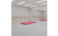 Thick Gym Mat with Handles Padded Folding Exercise Mat Long-Lasting Compact Storage for Yogis