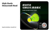Long-Lasting LED Shuttlecock Windproof Light-up Badminton Shuttle High Elasticity for Amateur Players, Families, Training, Park