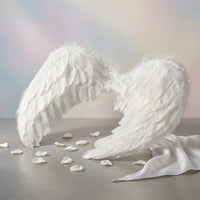 Angel Feather Appendages Feathers Angel Appendages Spread Shape Performance Accessory for Dance, Party, Festival