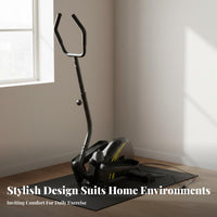 Compact Elliptical Adjustable Resistance Mini Elliptical Low Impact Mini Stepper Machine for Seniors, Office Workers, Home