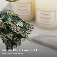 Candle Wick Smotherer European Design Candle Extinguishing Tool Long Handle Wick Smotherer Handmade Enamel Wick