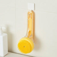 Cat Brush and Dog Brush for Shedding, Long Handle Silicone Pet Brush for a Gentle Bath, Soft Silicone Washing Tool for a Deep Bath, 1 Pack