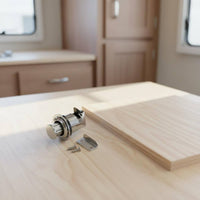 Sturdy Keyless RV Drawer Lock RV Cabinet Press-Lock Push Button Cabinet Latch