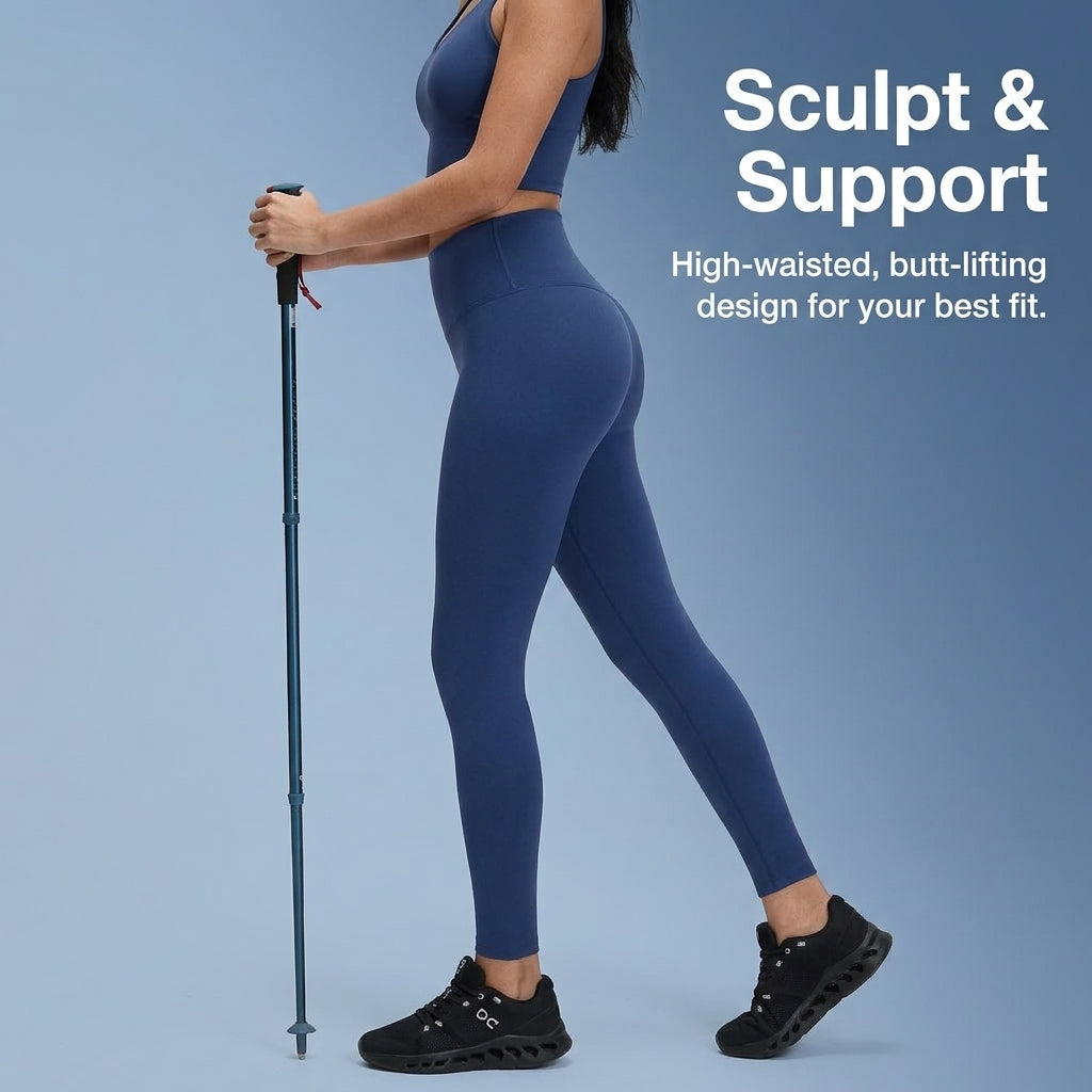 Gym Leggings for Women with High Waisted Butt Lifting Fit, Elastic Plus Size Cellulite for and Outdoor Sports Workouts
