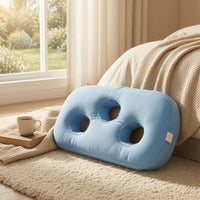 Orthopedic Contour Cervical Pillow Cervical Neck Pillow Washable Bedding Firm for Side Sleepers