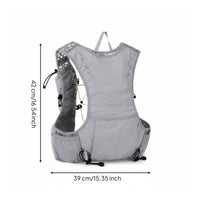Hydration Vest Backpack Sleeveless Running Hydration Vest Adjustable Fit