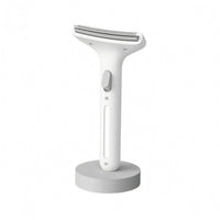 Deshedding Brush Hanging Hole Metal Comb Feline Brush Polished Handle Grooming Tool Stainless Steel