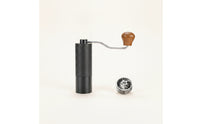 Textured Manual Coffee Grinder Sturdy Hand-Crank Coffee Grinder Ergonomic Kitchen Appliance Adjustable for Travelers