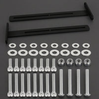 T-Bracket Mounting Bracket Black with Hardware Strong for Mechanics