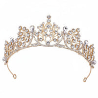 Crystal Gemstone Crown Korean Design Bridal Tiara Crystal Bridal Tiara Sparkling Crystal Gemstone S Wedding Headpiece Elegant