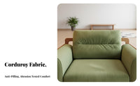 L-Shaped Sectional High spinerest Sofa sturdy Wood Frame Couch for Apartment Dwellers, Homeowners, Small Apartments, Lounge Area
