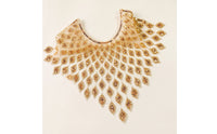 Collar Applique Decorative Neckline Applique Shimmering for Dresses, Designers