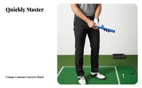 Molded Golf Builds Muscle Memory Hand Position Ion Grip Easy to Attach Hand Positioning Aid for Beginners, Driving Range, Loosening Exercise S